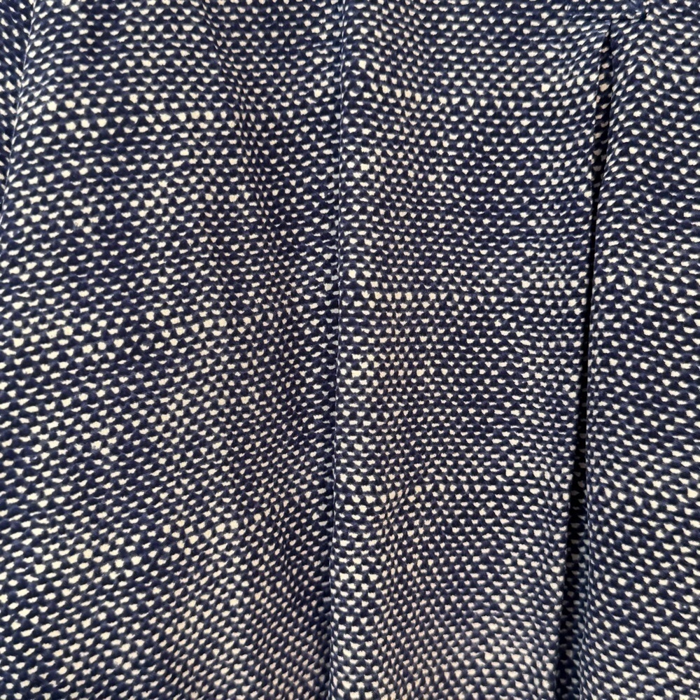 Joie Navy Patterned 3/4 Sleeve Blouse - Picture 5 of 8